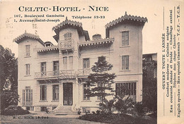 NICE - Celtic Hotel - Très Bon état - Pubs, Hotels And Restaurants
