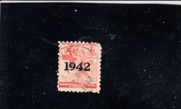 CUBA  1942 - Yvert   5° - Beneficenza -.- - Liefdadigheid