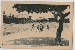 CPA-TOGO – TOGOVILLE+N° 201 SEUL/ LETTRE+++  Circulée 17/04/47 - Storia Postale