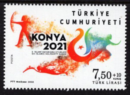 Turkey - 2022 - Konya 5th Islamic Solidarity Games - Mint Stamp - Unused Stamps