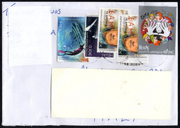 GREECE 2022 - MAILED ENVELOPE - DIVING / NATIONAL LIBERATION FRONT:  APOSTOLOS (LAKIS) SANTAS / CHILDREN: HANDS - Lettres & Documents