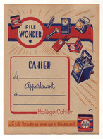 Protège-cahiers Pile Wonder Type "Batri" Lanterne Wonder "type Agral" - Format : 24x17.5 Cm - Protège-cahiers