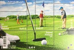Finland 2005 Golf Minisheet MNH - Unused Stamps