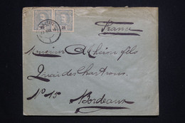 PORTUGAL - Enveloppe Pour La France En 1899, Affranchissement Recto Et Verso - L 130584 - Storia Postale