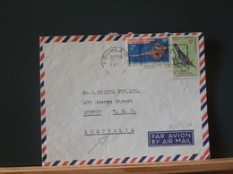 93/568A LETTRE NOUVELLE CALEDONIE POUR AUSTRALIE  1970 - Brieven En Documenten