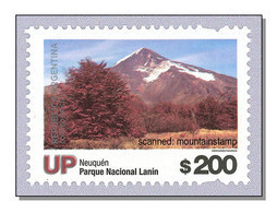 Argentina 2020 Lanin Volcano Volcanoes Mountains Berge Volcans MNH ** - Ungebraucht