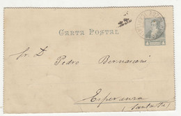 Argentina Old Postal Stationery Letter-card Posted 1894 B220901 - Interi Postali