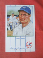 NY Yankees. Lou Gehrig   Ref 5742 - Honkbal