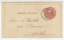 Argentina Old Postal Stationery Letter-card Posted 1906 B220901 - Interi Postali