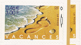 V7434 Variété : N° BC3400 Vacances Impression Doublée RF LA POSTE + Normal Les 2 Carnets ** - Markenheftchen