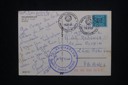 NORVÈGE - Cachet Cercle Polaire Sur Carte Postale En 1989 Pour La France - L 130626 - Lettres & Documents