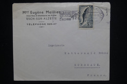LUXEMBOURG - Enveloppe Commerciale De Esch/ Alzette Pour La France En 1963 - L 130645 - Brieven En Documenten