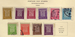 Portugal   - (1940)   - Timbres-taxe - Neufs**/*/o - Oblitérés