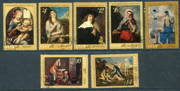 SOVIET UNION 1971 Foreign Paintings Used.  Michel 3898-904 - Usados