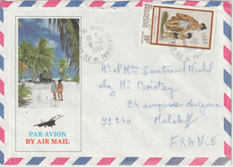 Lettre Polynésie 1984 Pour La France - Storia Postale