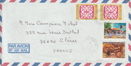 Lettre Polynésie 1998 Pour La France - Cartas & Documentos