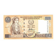 Billet, Chypre, 1 Pound, 2001, 2001-02-01, KM:60c, NEUF - Chipre