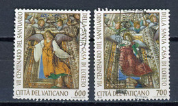 VATICAN: SANCTUAIRE DE LORETTE -  N° Yvert 1000+1001 Obli. - Used Stamps