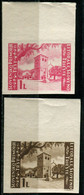 590. Yugoslavia Italy Zone B 1945 Cathedral Of San Giusto Imperforate MNH Michel IV/V - Imperforates, Proofs & Errors