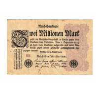 Billet, Allemagne, 2 Millionen Mark, 1923, 1923-08-09, KM:104c, TB - 2 Millionen Mark