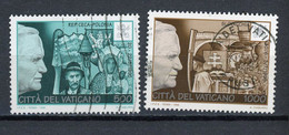 VATICAN: VOYAGES DE JEAN-PAUL II -  N° Yvert 1053+1055 Obli. - Used Stamps