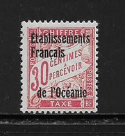 OCEANIE  ( FROCE - 132 )    1926   N° YVERT ET TELLIER  N°  4  N* - Timbres-taxe