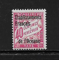 OCEANIE  ( FROCE - 133 )    1926   N° YVERT ET TELLIER  N°  5  N* - Postage Due