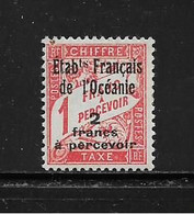 OCEANIE  ( FROCE - 135 )    1926   N° YVERT ET TELLIER  N°  8  N* - Postage Due