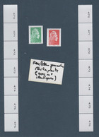 FRANCE / 2022 / Y&T N° 5255A/5256A ** : Marianne D'YZ Philaposte (les 2 Roulettes Gommées : TVP LV & LP) X 7 Paires - Unused Stamps