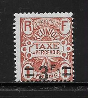 REUNION  ( FRCFA - 384 )    1927   N° YVERT ET TELLIER  N° 15   N* - Timbres-taxe