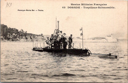 Bateau - Marine Militaire Française - DORADE - Torpilleur Submersible - Sous Marin - Submarinos