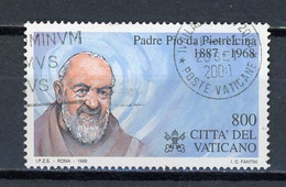 VATICAN: PIO DA PIETRELCINA -  N° Yvert 1137 Obli. - Oblitérés