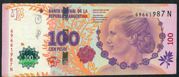 ARGENTINA P358b 100 PESOS 2012 Signature 83 # N     AVF NO P.h. - Argentina