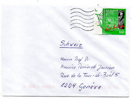 Allemagne --1997--Lettre De Frankfurt Pour Geneve (Suisse) ..timbre Football  Seul Sur Lettre....à Saisir - Cartas & Documentos