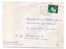 Allemagne --1982 --Lettre D'Allemagne Pour Bourges-18 (France) ..timbre (tracteur )  Seul Sur Lettre....à Saisir - Brieven En Documenten