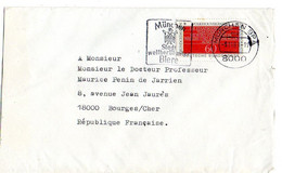 Allemagne --1981 --Lettre De  Munich  Pour Bourges-18 (France) ..timbre   Seul Sur Lettre....à Saisir - Cartas & Documentos