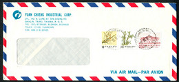 TAIWAN Taipeh 1988 Brief Deco 3-fach Marken-frankiert > Germany - Covers & Documents