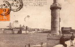 MARSEILLE LE PHARE STE MARIE, LE FORT ST JEAN, LE TRANSBORDEUR NOTRE DAME DE LA GARDE REF 3432 - Invasi D'acqua & Impianti Eolici