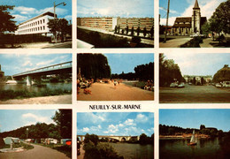NEUILLY SUR MARNE  Vues Multiples    92  (Recto-verso) - Neuilly Sur Seine