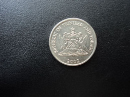 TRINITÉ ET TOBAGO * : 25 CENTS  2002    KM 30     SUP+ - Trindad & Tobago