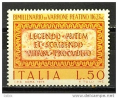 ITALIE / VARRONE CELEBRITE - 4 TIMBRES NEUFS / 1974 - 1971-80:  Nuovi