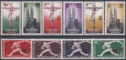 ESPAÑA 1960 Nº 1280/1289 SERIE COMPLETA NUEVA - Ongebruikt