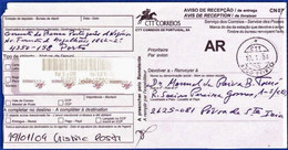 Portugal, 2004 -  Avis De Rèception / Aviso De Recepção -|- Postmark - Porto - Brieven En Documenten