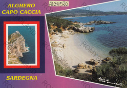 CARTOLINA  ALGHERO,SASSARI,SARDEGNA PITTORESCA,CAPO CACCIA,SPIAGGIA,LUNGOMARE,VACANZA,MARE,BELLA ITALIA,VIAGGIATA 1998 - Sassari