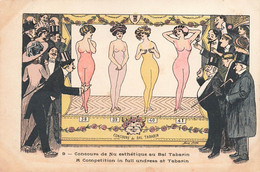 CPA Illustrateur - Xavier Sager - Concours De Nu Esthétique Au Bal Tabarin - Erotisme - Défilé De Femmes Nues - Sager, Xavier