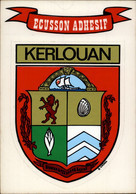 29 - KERLOUAN - Ecusson Adhésif - Blason - Autocollant - Kerlouan