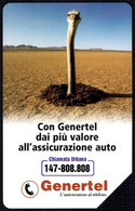 ITALIA - TELECOM - SCHEDA TELEFONICA - GENERTEL - L'ASSICURAZIONE AUTO AL TELEFONO - Pubblicitari