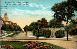 KANSAS CITY , Mo - William T. Fitzsimons Fountain - Kansas City – Kansas