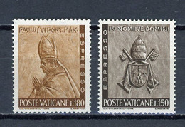 VATICAN: POUR LETTRES PAR EXPRES -  N° Yvert 17+18 ** - Espresso