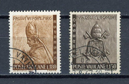 VATICAN: POUR LETTRES PAR EXPRES -  N° Yvert 17+18 Obli. - Priority Mail